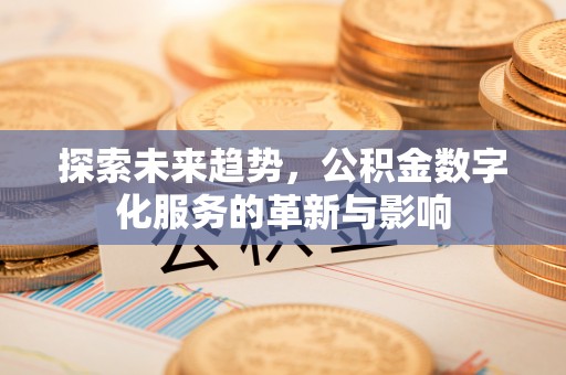 龙陵探索未来趋势，公积金数字化服务的革新与影响