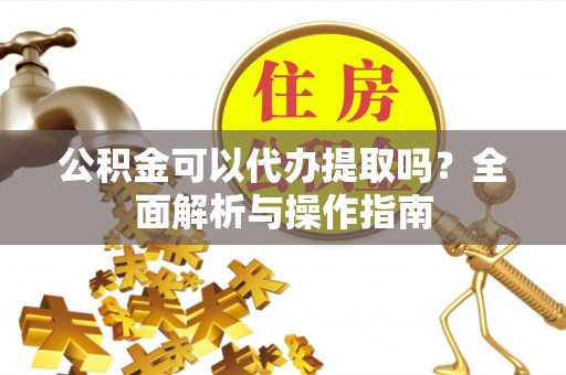 龙陵公积金可以代办提取吗？全面解析与操作指南