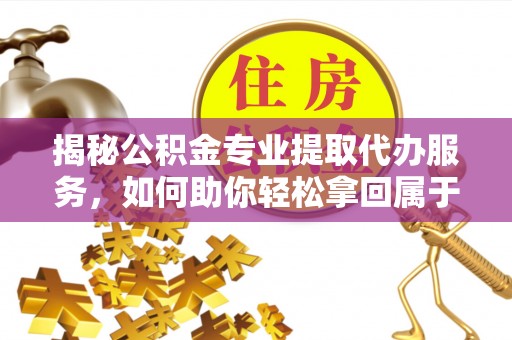 龙陵揭秘公积金专业提取代办服务，如何助你轻松拿回属于你的资金