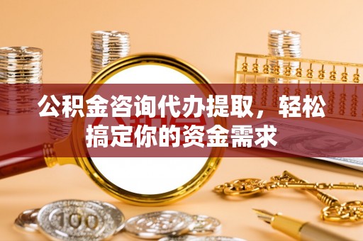 龙陵公积金咨询代办提取，轻松搞定你的资金需求