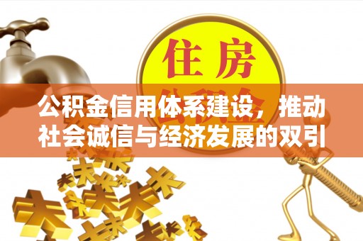龙陵公积金信用体系建设，推动社会诚信与经济发展的双引擎