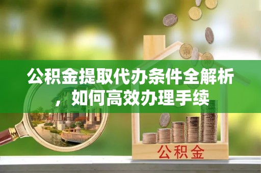 龙陵公积金提取代办条件全解析，如何高效办理手续