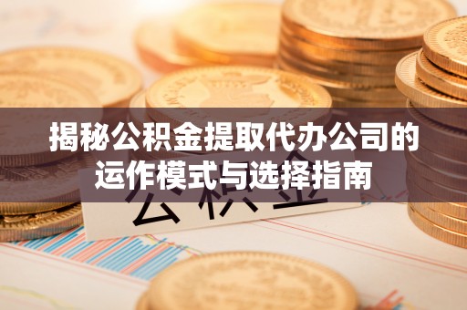 龙陵揭秘公积金提取代办公司的运作模式与选择指南