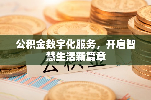 龙陵公积金数字化服务，开启智慧生活新篇章