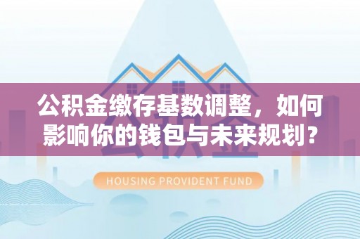 龙陵公积金缴存基数调整，如何影响你的钱包与未来规划？