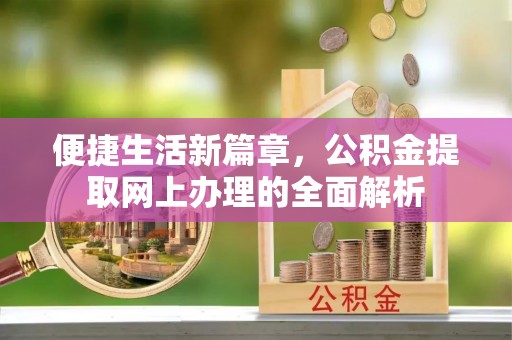 龙陵便捷生活新篇章，公积金提取网上办理的全面解析