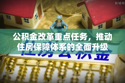 龙陵公积金改革重点任务，推动住房保障体系的全面升级