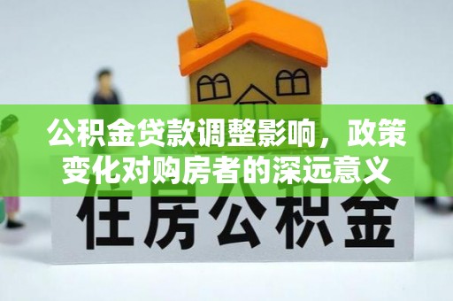 龙陵公积金贷款调整影响，政策变化对购房者的深远意义