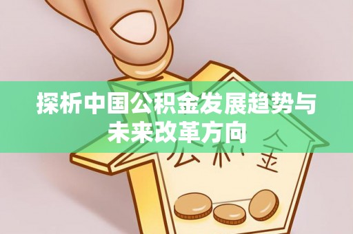 龙陵探析中国公积金发展趋势与未来改革方向