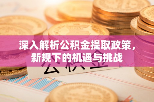 龙陵深入解析公积金提取政策，新规下的机遇与挑战