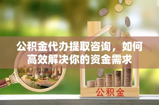 龙陵公积金代办提取咨询，如何高效解决你的资金需求