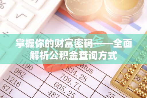 龙陵掌握你的财富密码——全面解析公积金查询方式