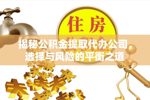 龙陵揭秘公积金提取代办公司，选择与风险的平衡之道