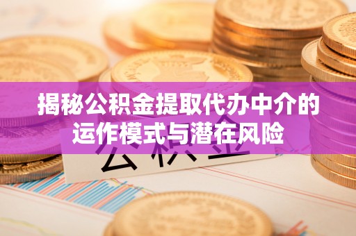 龙陵揭秘公积金提取代办中介的运作模式与潜在风险