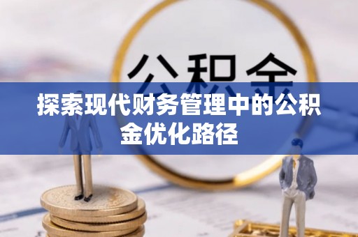 龙陵探索现代财务管理中的公积金优化路径