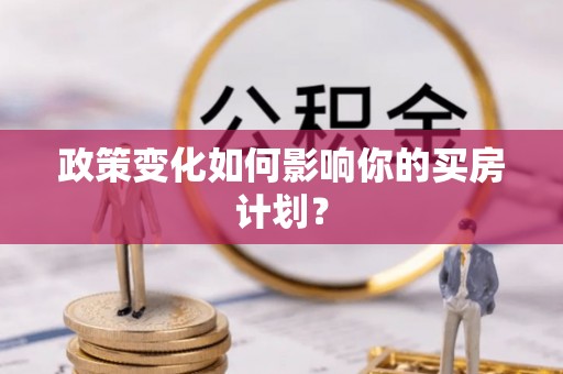 龙陵政策变化如何影响你的买房计划？