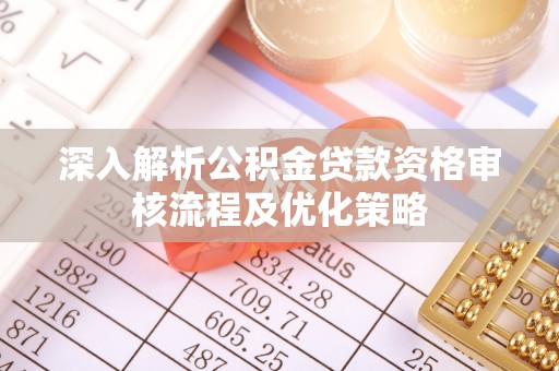 龙陵深入解析公积金贷款资格审核流程及优化策略