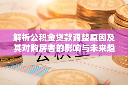 龙陵解析公积金贷款调整原因及其对购房者的影响与未来趋势