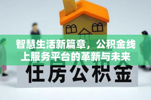 龙陵智慧生活新篇章，公积金线上服务平台的革新与未来