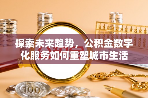 龙陵探索未来趋势，公积金数字化服务如何重塑城市生活