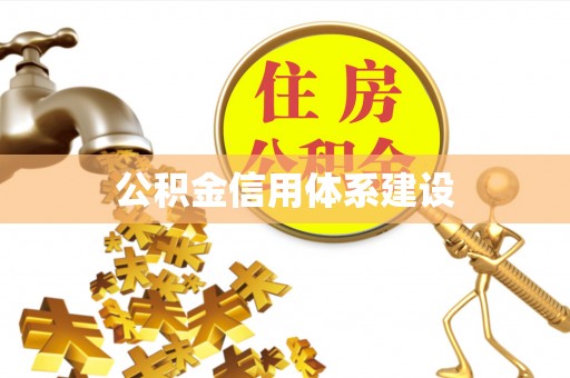 龙陵公积金信用体系建设