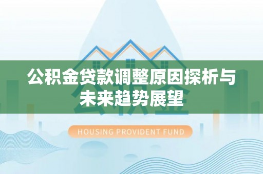 龙陵公积金贷款调整原因探析与未来趋势展望