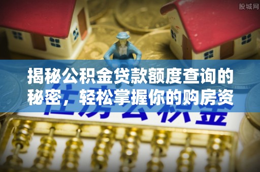 龙陵揭秘公积金贷款额度查询的秘密，轻松掌握你的购房资金