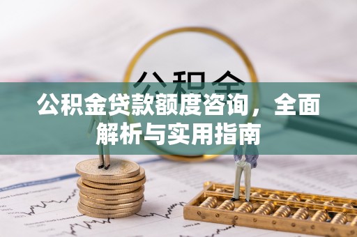 龙陵公积金贷款额度咨询，全面解析与实用指南