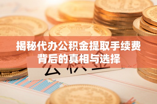 龙陵揭秘代办公积金提取手续费背后的真相与选择