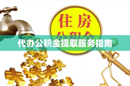 龙陵代办公积金提取服务指南