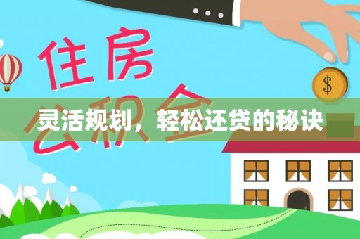 龙陵灵活规划，轻松还贷的秘诀