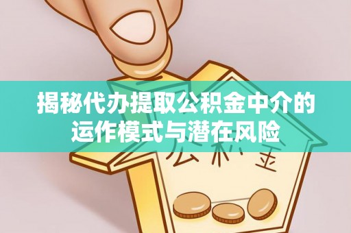 龙陵揭秘代办提取公积金中介的运作模式与潜在风险