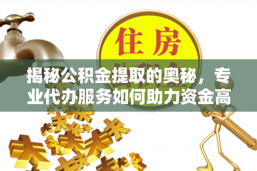 龙陵揭秘公积金提取的奥秘，专业代办服务如何助力资金高效管理