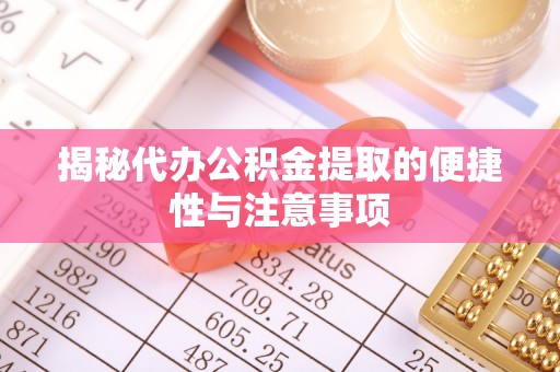 龙陵揭秘代办公积金提取的便捷性与注意事项