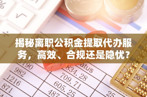龙陵揭秘离职公积金提取代办服务，高效、合规还是隐忧？