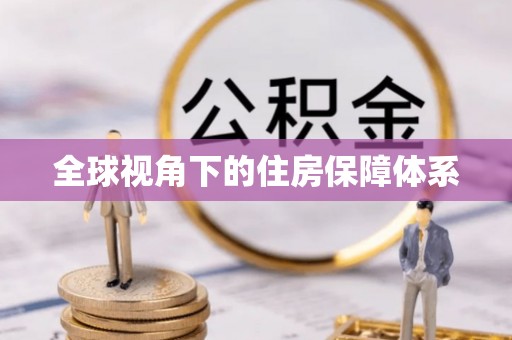 龙陵全球视角下的住房保障体系